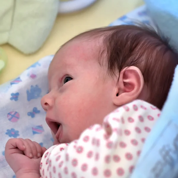 Newborn baby girl — Stock Photo, Image