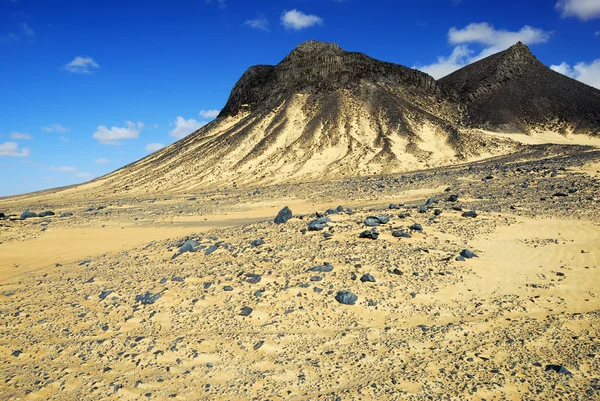 Black desert, Sahara, Egypt — Stock Photo, Image