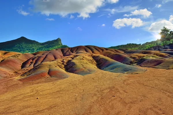 Tierra de siete colores. Mauricio — Foto de Stock