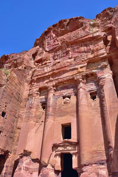 Royal tomb, Petra — Stock Photo, Image