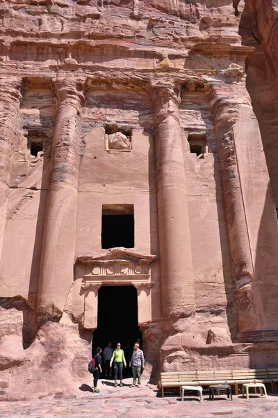 Túmulo real, Petra — Fotografia de Stock