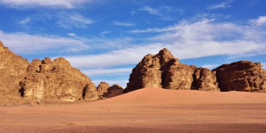 Wadi rum çöl