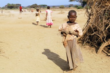 Children from Masai tribe
