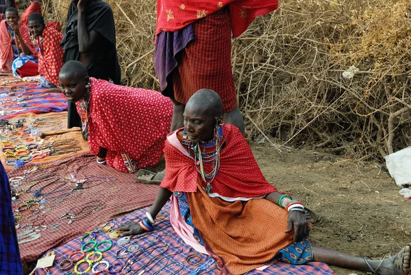 Masai trh — Stock fotografie