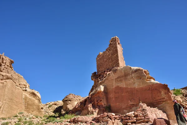 Wykopaliska archeologiczne Petra — Zdjęcie stockowe