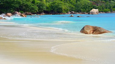 Seychelles adaları, Praslin, yapımını Anse Lazio