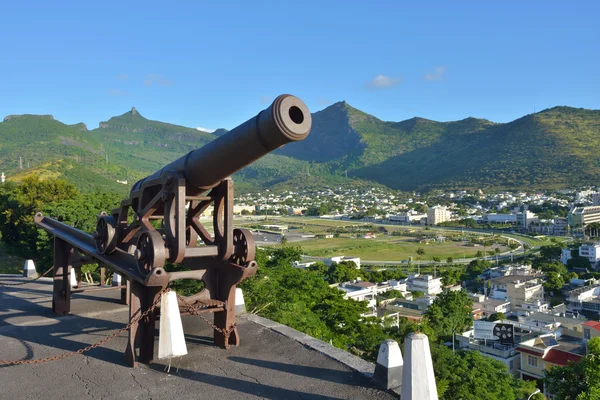 Port Louis, město ostrovního státu Mauricius — Stock fotografie