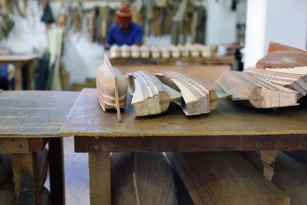 Ship model factory. Mauritius island — Stock Photo, Image