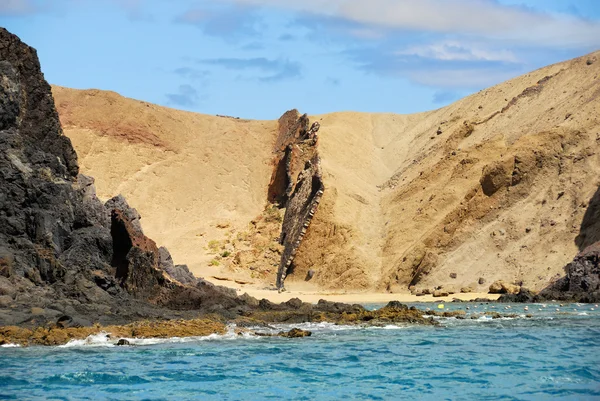 Praia de Papagayo, Lanzarote — Fotografia de Stock