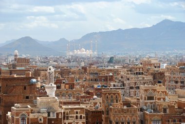 Sanaa, Yemen. clipart