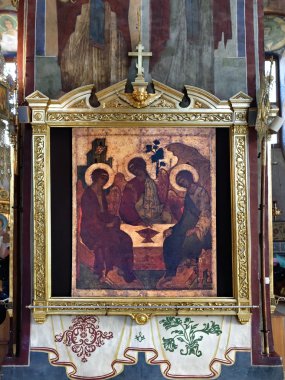 Rublev'ın Trinity kutsal kişilerin resmi