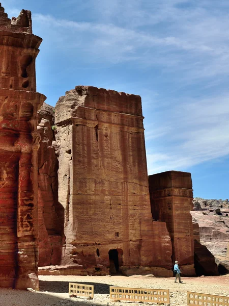 Cidade perdida de Petra, Jordânia — Fotografia de Stock