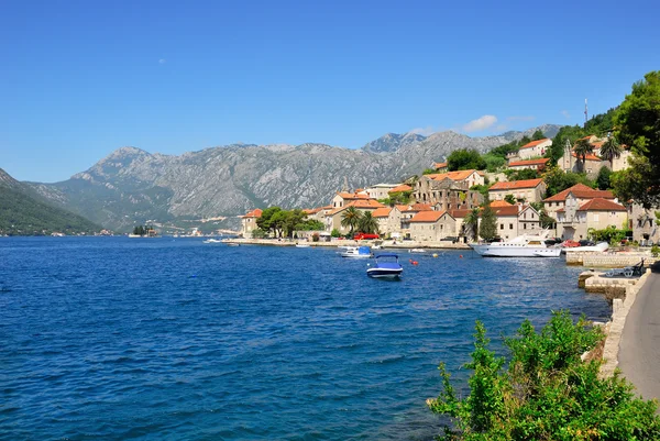 Vista en Perast, Montenegro — Foto de Stock