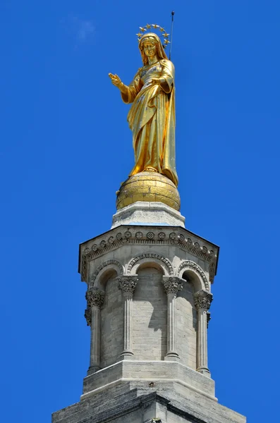 Sculpture of the Virgin Mary in Avignon — Stock Photo, Image