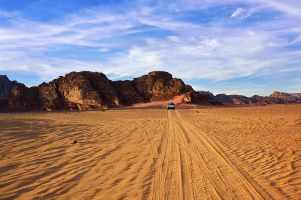 Wadi Rum desert, Jordan — Zdjęcie stockowe