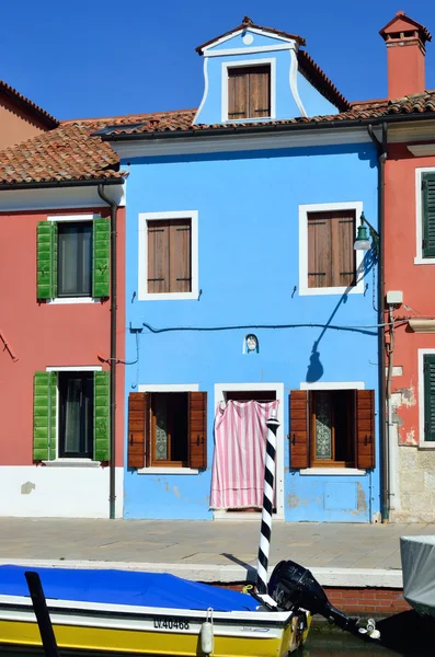 Wyspa Burano, Wenecja, Włochy — Zdjęcie stockowe