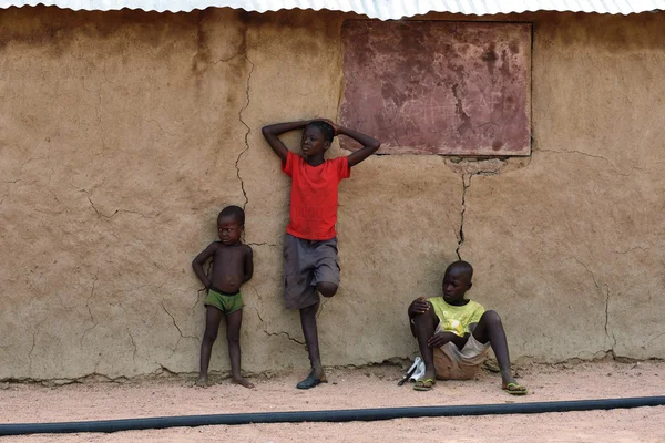 Chłopców Himba, Namibia — Zdjęcie stockowe