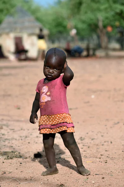 Menina Himba, Namíbia — Fotografia de Stock