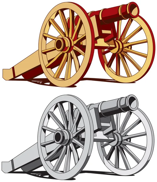 Két guns — Stock Vector