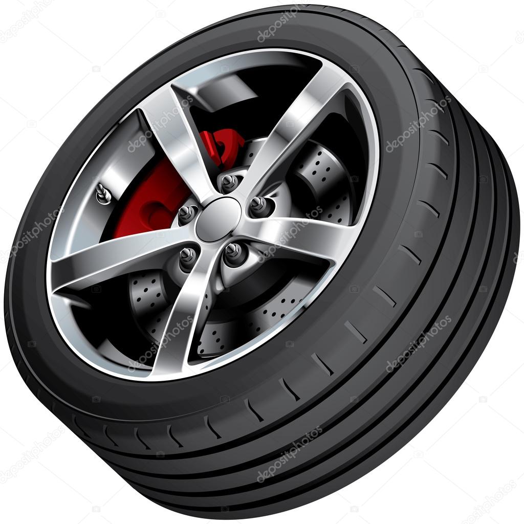 Sports car wheel