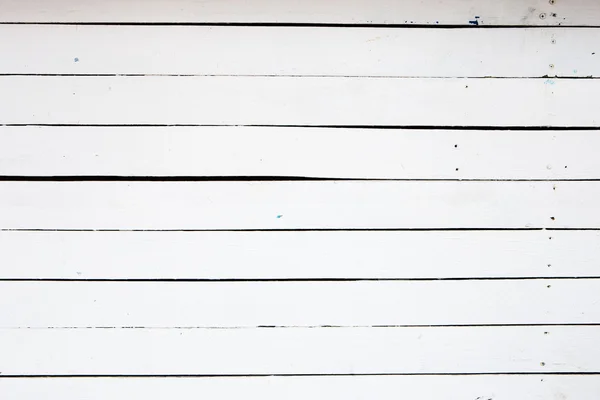 Fondo de tablón de madera pintado blanco — Foto de Stock