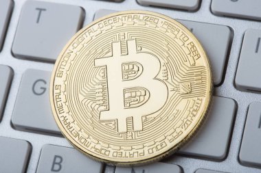 Kripto para birimleri - Bitcoin ve diğer yakın plan