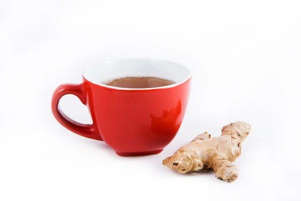 Cup of ginger tea — Stock Photo, Image