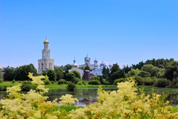 Belfry and St George's Cathedral St. George Monastery. — Stock Photo, Image