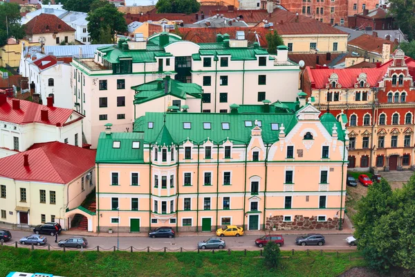 Old Vyborg. The view from the tower of St. Olaf. — Stock Photo, Image