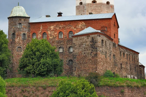 Vyborg Castle. View of Paradise Tower — Stock Photo, Image