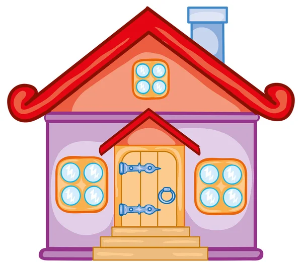 Cartoon huis — Stockvector