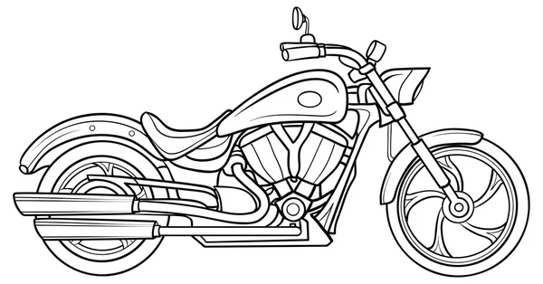 Croquis moto — Image vectorielle