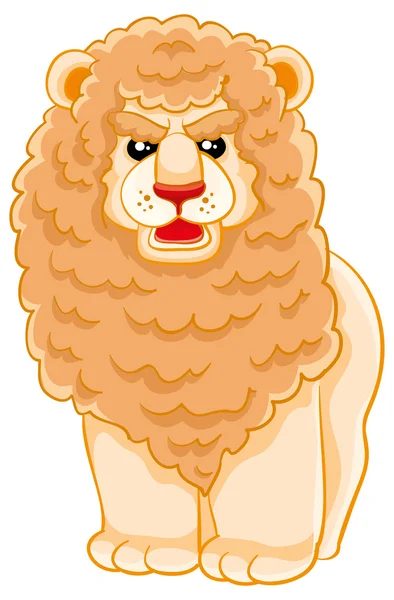 Lion de bande dessinée — Image vectorielle