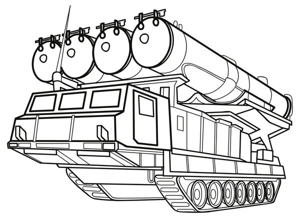 Militärausrüstung — Stockvektor