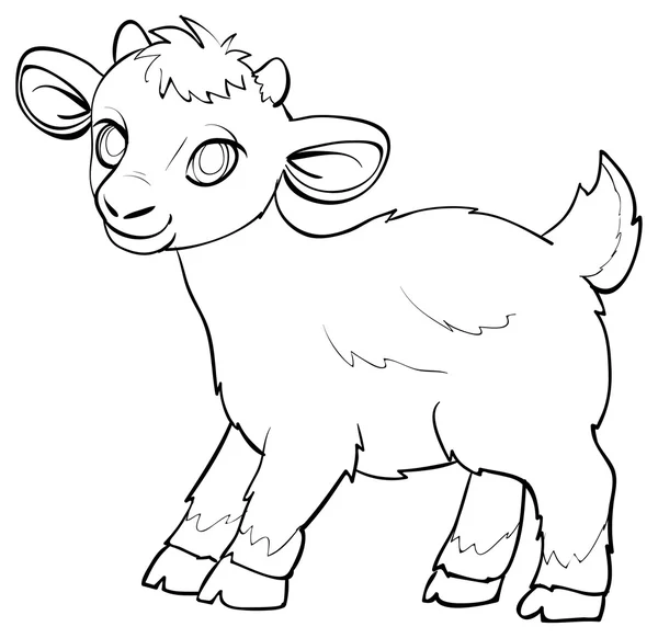Sketch sheep — Stock Vector