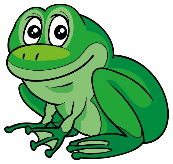 Мультфільм жаба — стоковий вектор