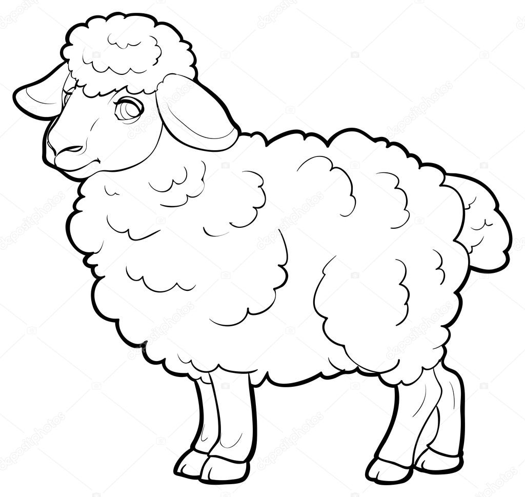 Cartoon lamb