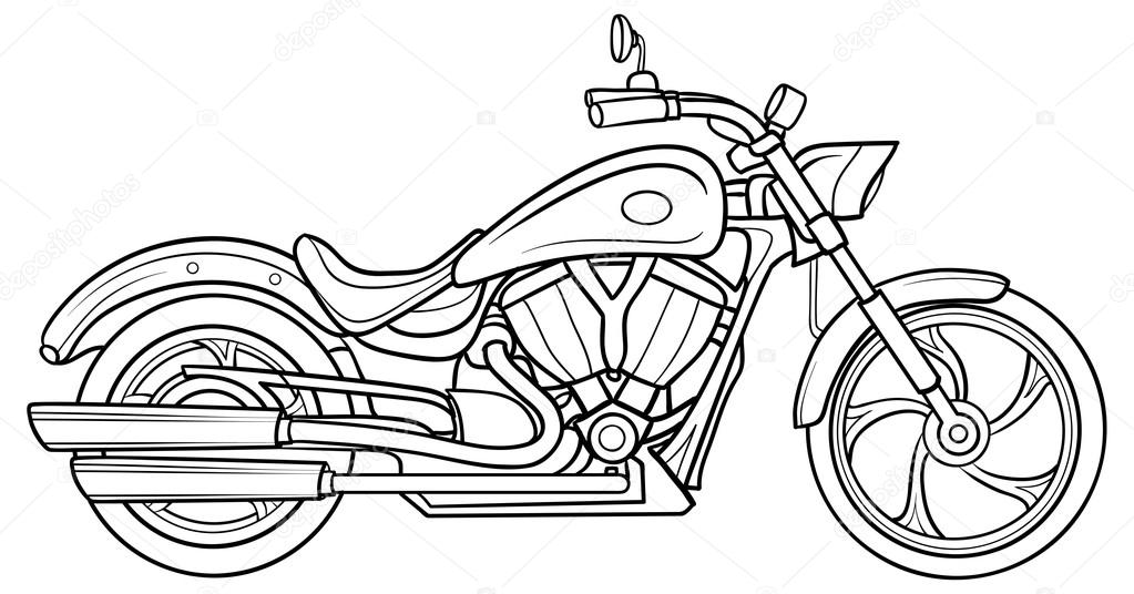 Sketch Motorcycle