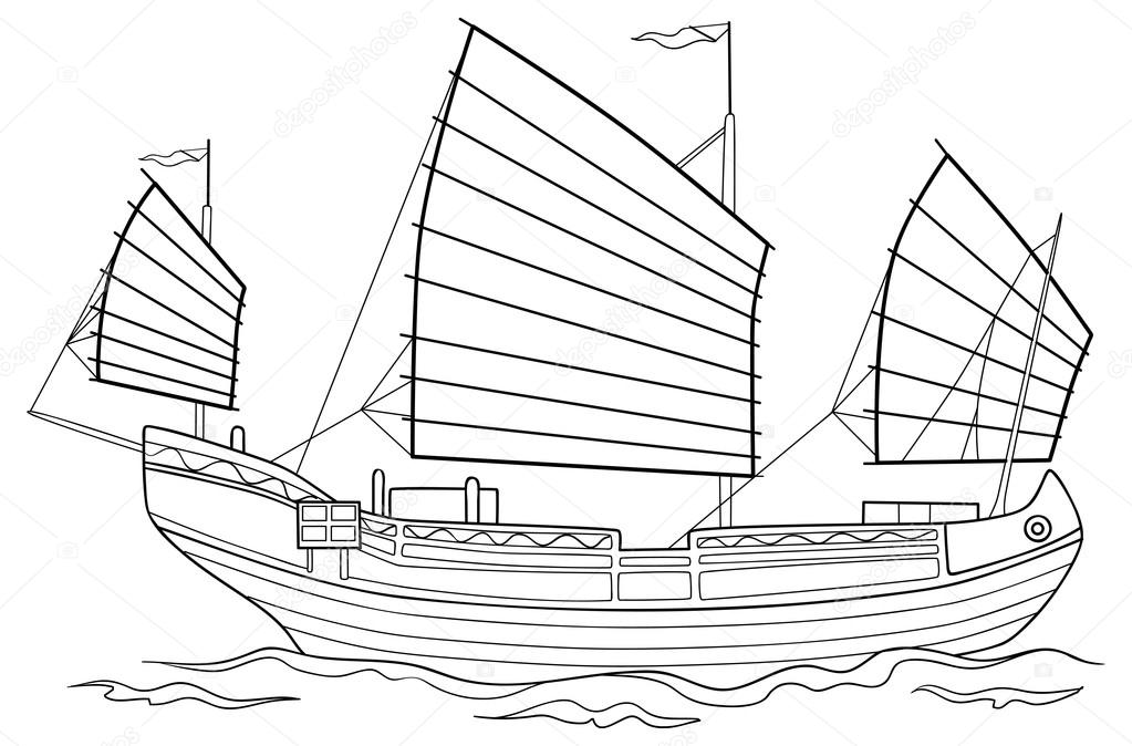 Sketch yacht