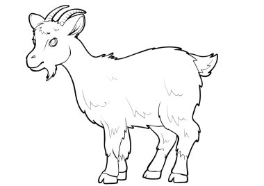 keçi karikatür çizimi