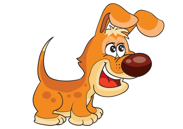 Hond cartoon afbeelding — Stockvector