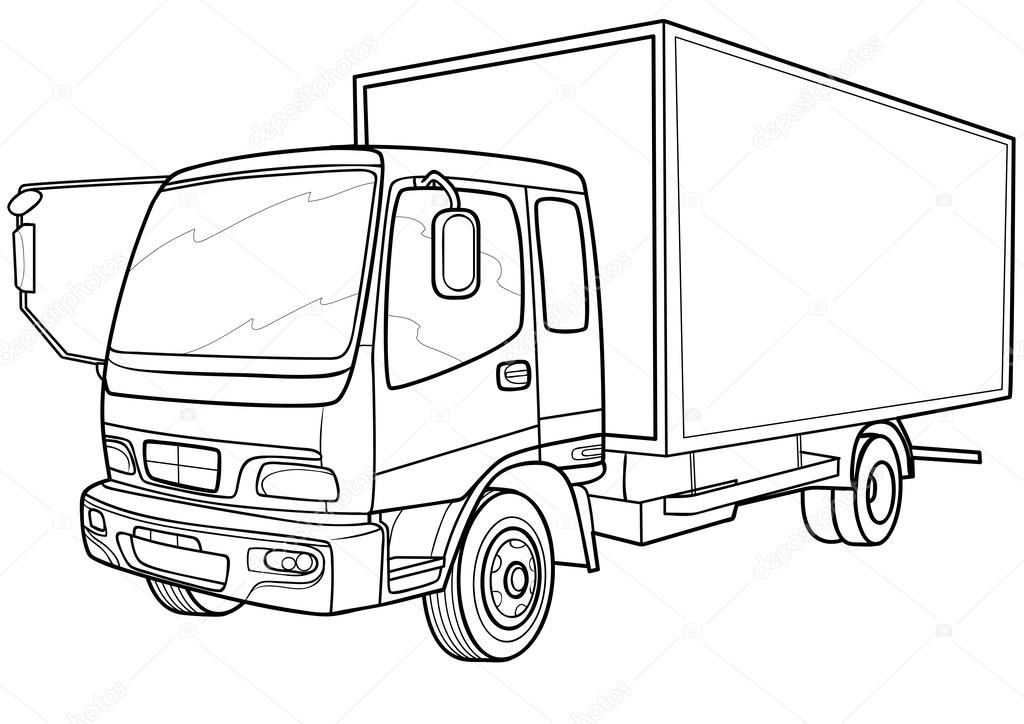 Truck Cartoon illustration
