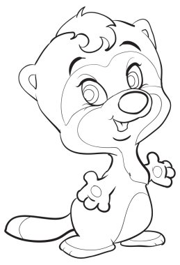 Komik karikatür yaban gelinciği