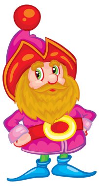 Karikatür mutlu Gnome