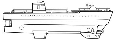 Denizaltı kroki çizimi