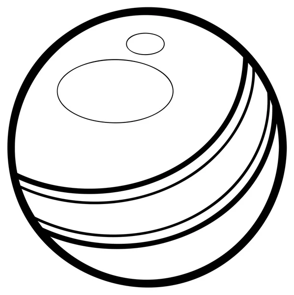 Рисунок мяча — стоковый вектор