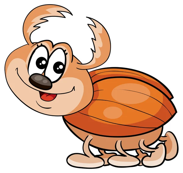 Funny cartoon Beetle — Stock Vector