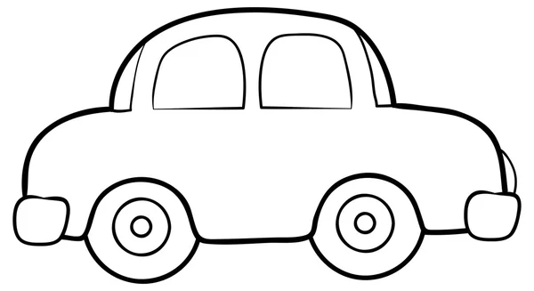 車のスケッチ図 — ストックベクタ