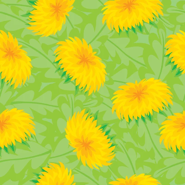 Seamless pattern with flowers — Stock Vector