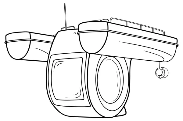 Dibujo ilustración de Submarino — Archivo Imágenes Vectoriales